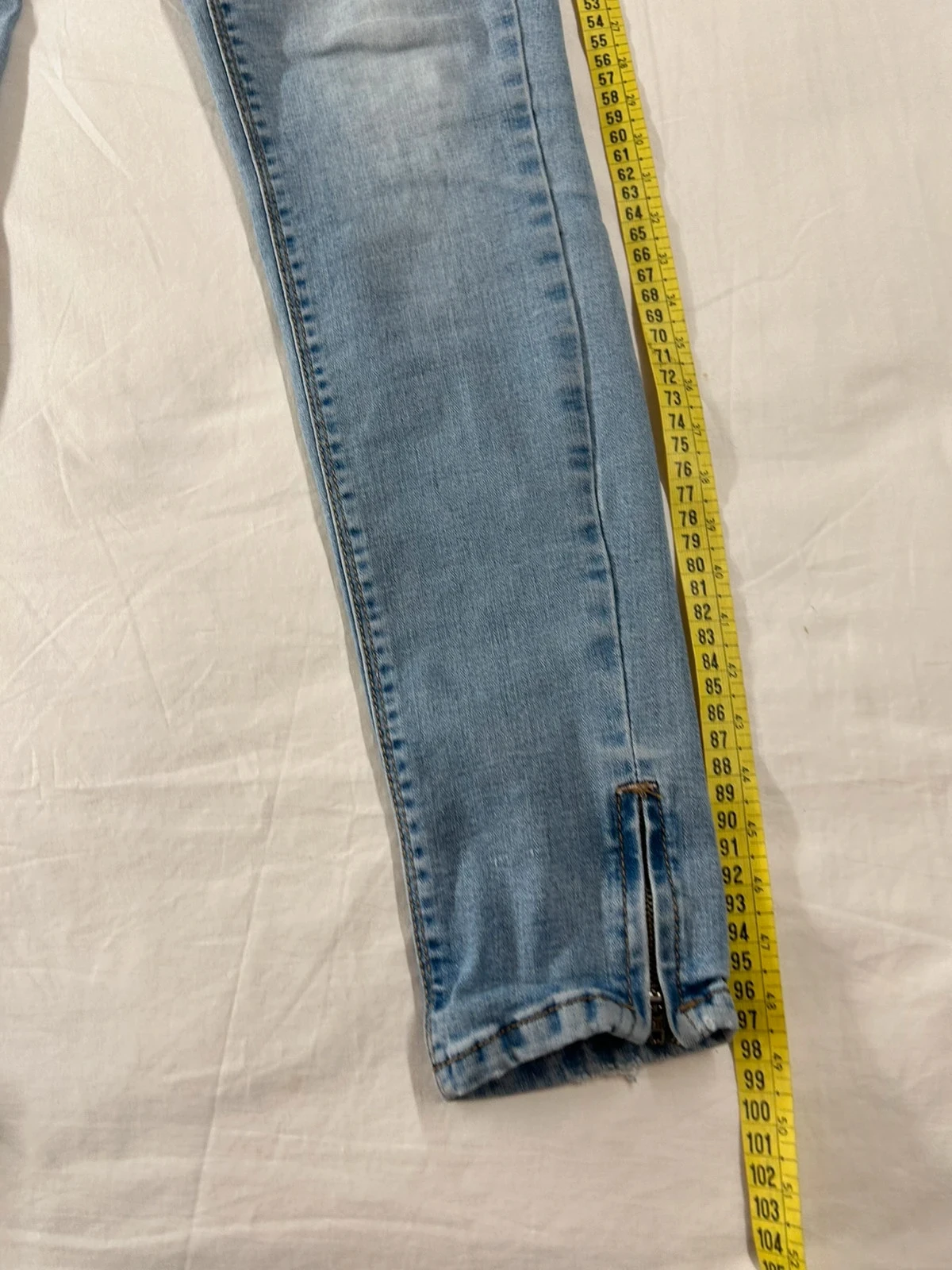 Jean slim azul claro cache cache – photo 4